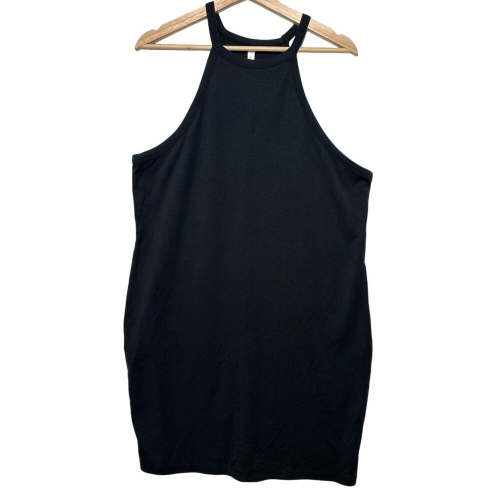 Fabletics Live-In High Neck Tank Dress Lot of 2 Sleeveless Midi Sz 2X Activewear - Picture 2 of 9